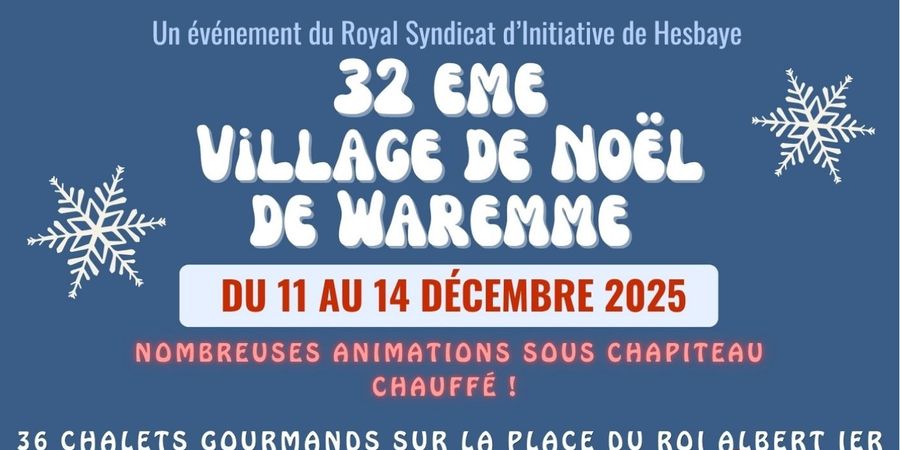 image - 32 eme Village de Noël de Waremme